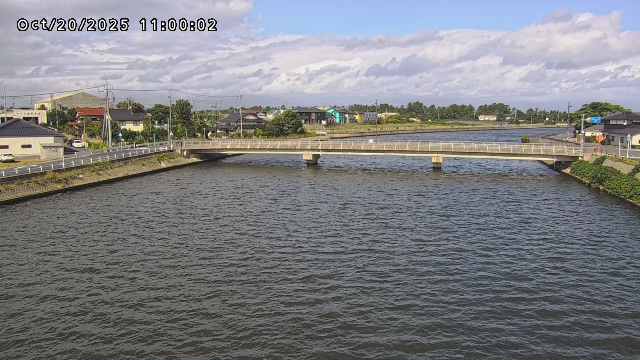 橋津川水門１（下流）2025/10/21 5:50:00