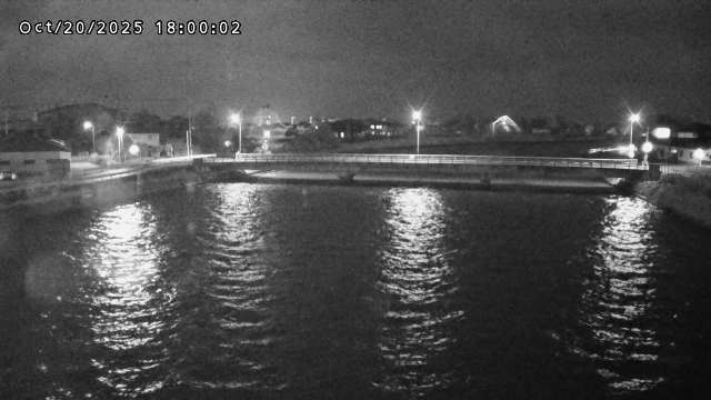 橋津川水門１（下流）2025/10/21 5:50:00