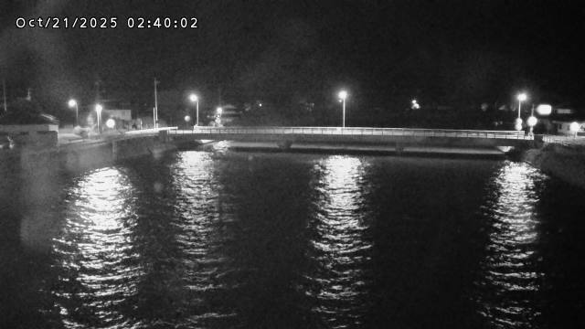 橋津川水門１（下流）2025/10/21 5:50:00