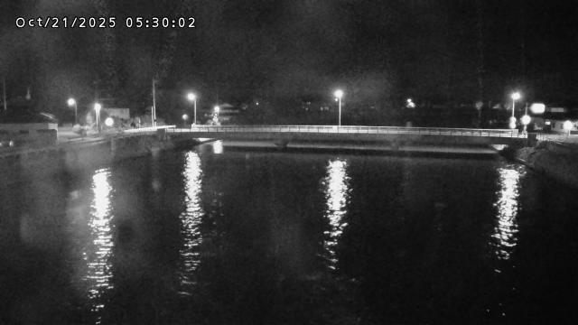 橋津川水門１（下流）2025/10/21 5:50:00