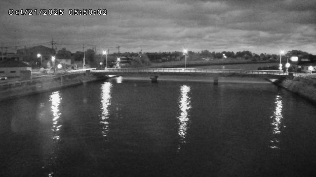 橋津川水門１（下流）2025/10/21 5:50:00