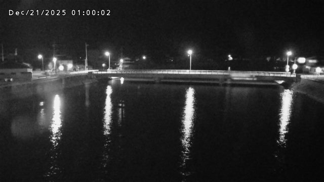 橋津川水門１（下流）2025/12/21 22:50:00