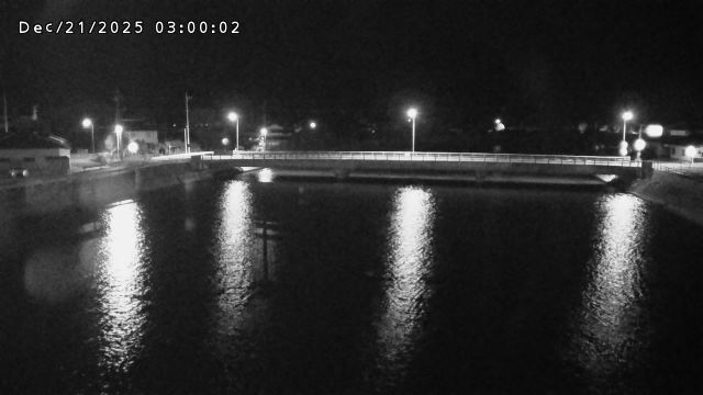 橋津川水門１（下流）2025/12/21 22:50:00