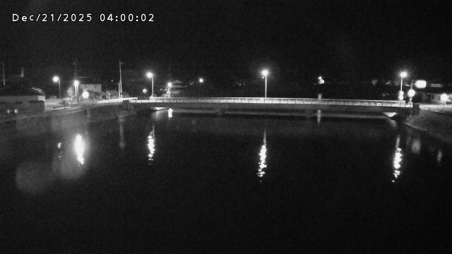 橋津川水門１（下流）2025/12/21 22:50:00