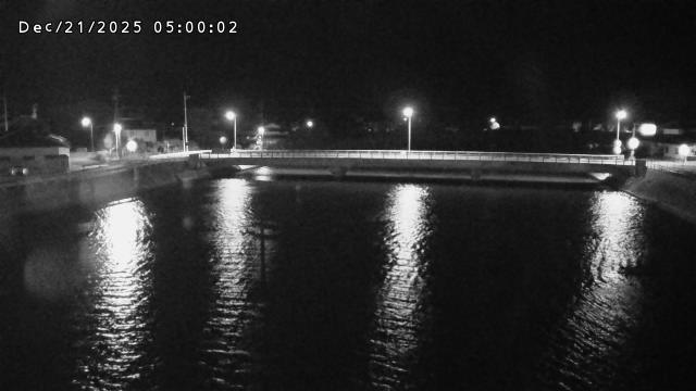 橋津川水門１（下流）2025/12/21 22:50:00