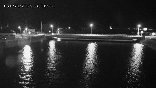 橋津川水門１（下流）2025/12/21 22:50:00