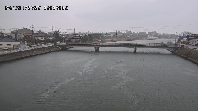 橋津川水門１（下流）2025/12/21 22:50:00