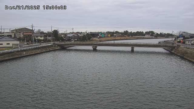 橋津川水門１（下流）2025/12/21 22:50:00