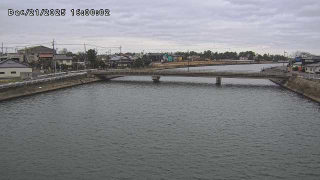橋津川水門１（下流）2025/12/21 22:50:00