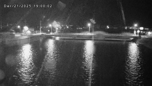 橋津川水門１（下流）2025/12/21 22:50:00