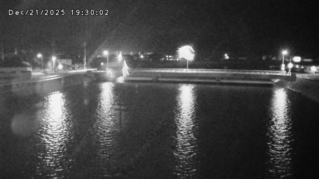 橋津川水門１（下流）2025/12/21 22:50:00