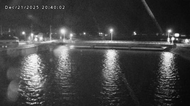 橋津川水門１（下流）2025/12/21 22:50:00