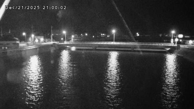 橋津川水門１（下流）2025/12/21 22:50:00