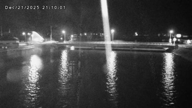 橋津川水門１（下流）2025/12/21 22:50:00