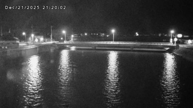 橋津川水門１（下流）2025/12/21 22:50:00