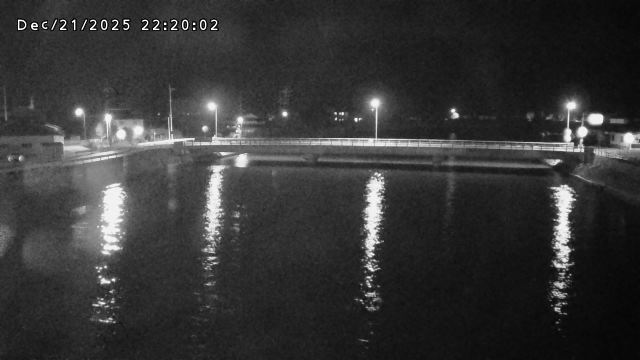 橋津川水門１（下流）2025/12/21 22:50:00