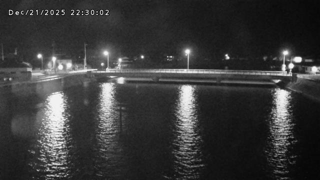 橋津川水門１（下流）2025/12/21 22:50:00