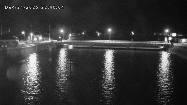 橋津川水門１（下流）2025/12/21 22:50:00