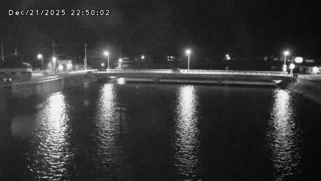 橋津川水門１（下流）2025/12/21 22:50:00