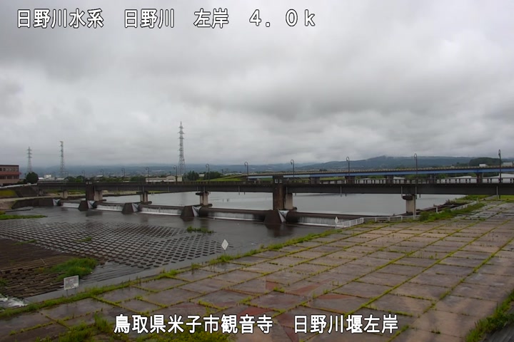 日野川堰左岸