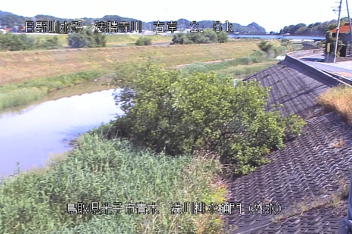 洗川排水樋門（外水）