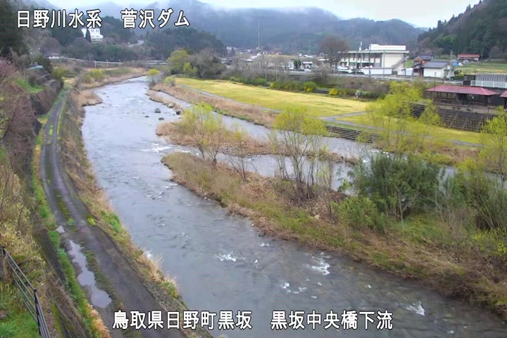 黒坂中央橋下流