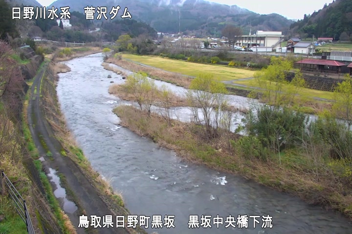 黒坂中央橋下流