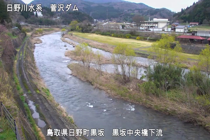 黒坂中央橋下流