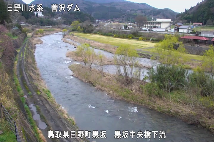 黒坂中央橋下流