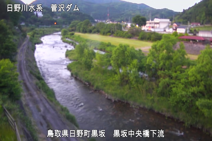 黒坂中央橋下流