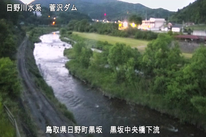 黒坂中央橋下流