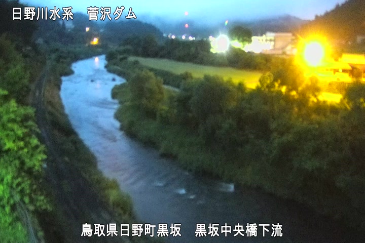 黒坂中央橋下流