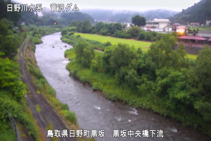 黒坂中央橋下流