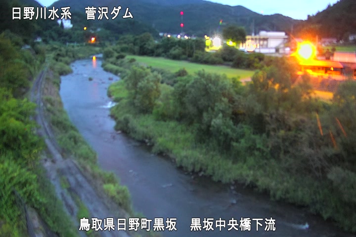 黒坂中央橋下流