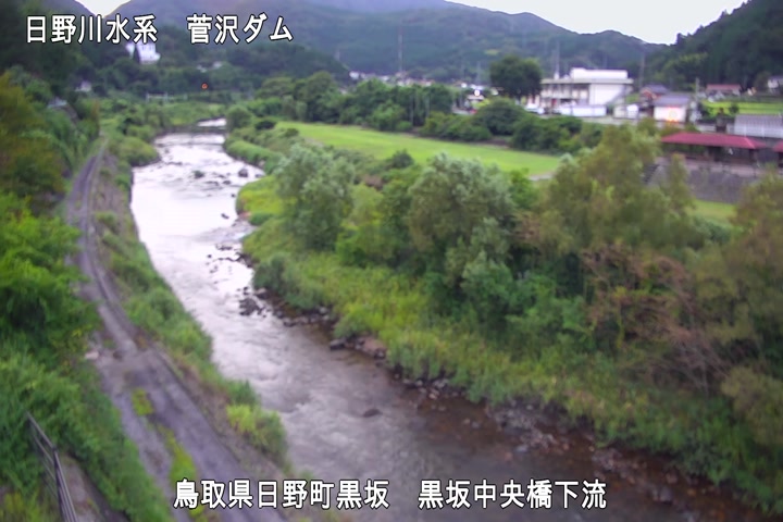 黒坂中央橋下流