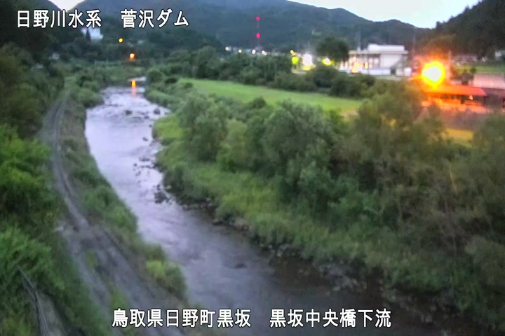 黒坂中央橋下流