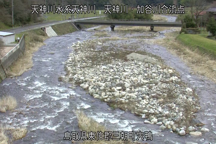 天神川・加谷川合流点