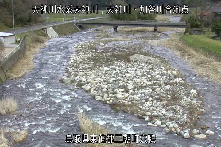 天神川・加谷川合流点