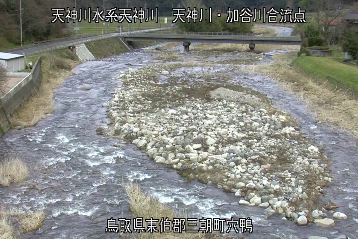 天神川・加谷川合流点