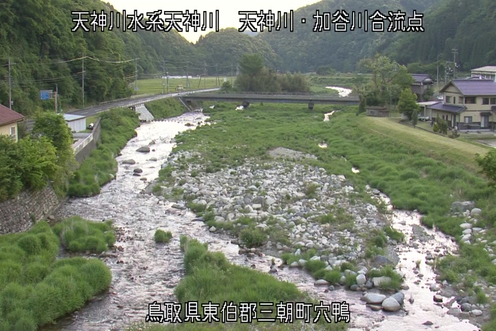 天神川・加谷川合流点