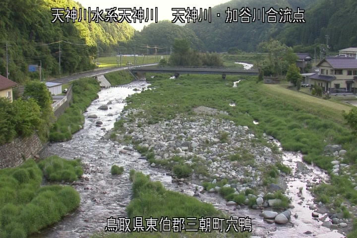天神川・加谷川合流点