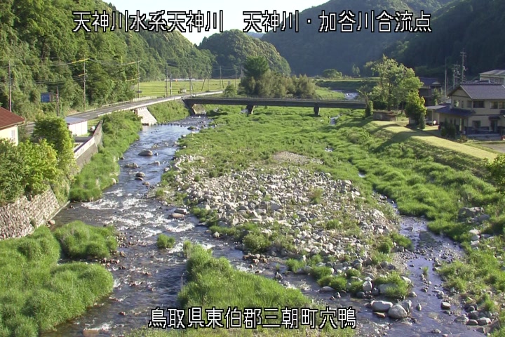 天神川・加谷川合流点