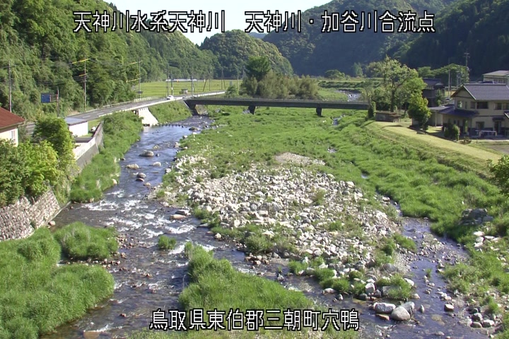 天神川・加谷川合流点