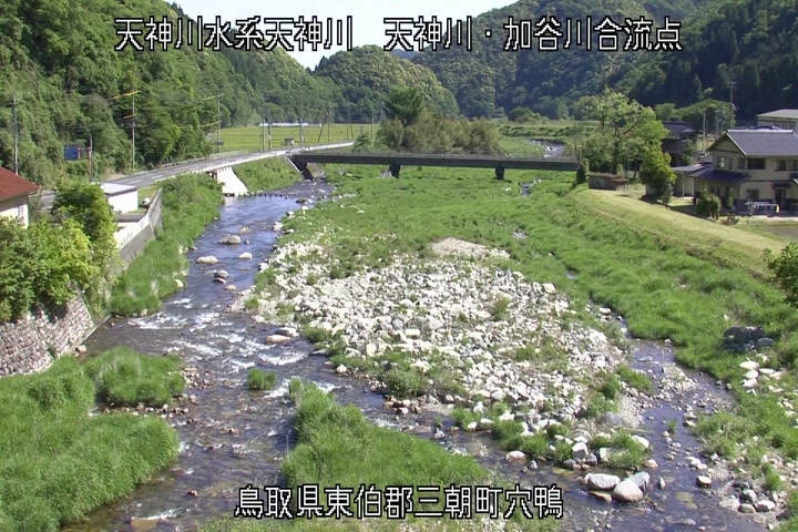 天神川・加谷川合流点