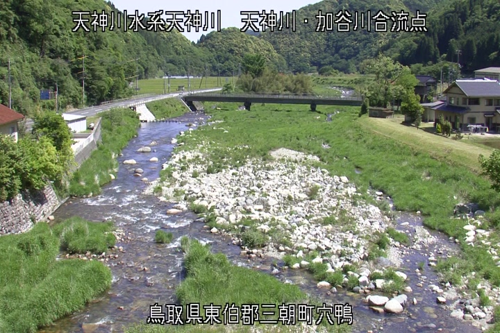 天神川・加谷川合流点