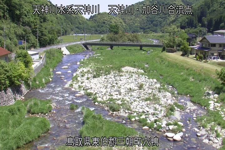 天神川・加谷川合流点