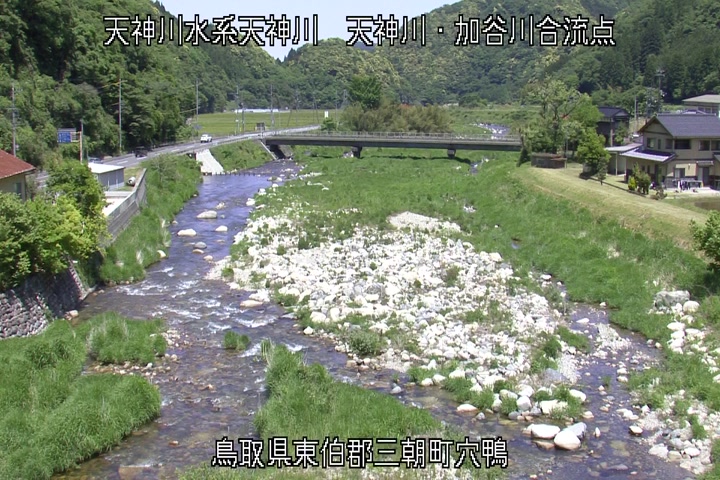 天神川・加谷川合流点
