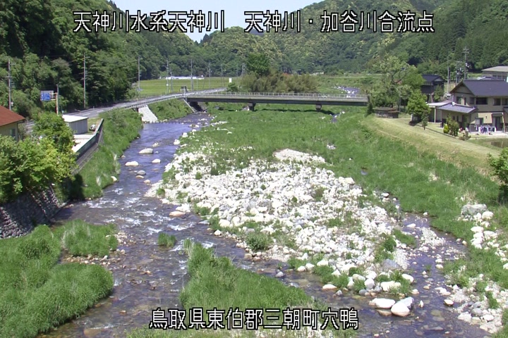 天神川・加谷川合流点