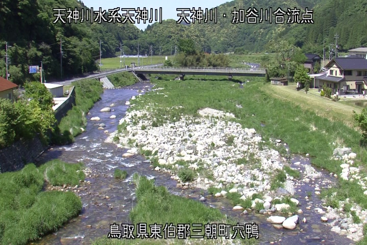 天神川・加谷川合流点