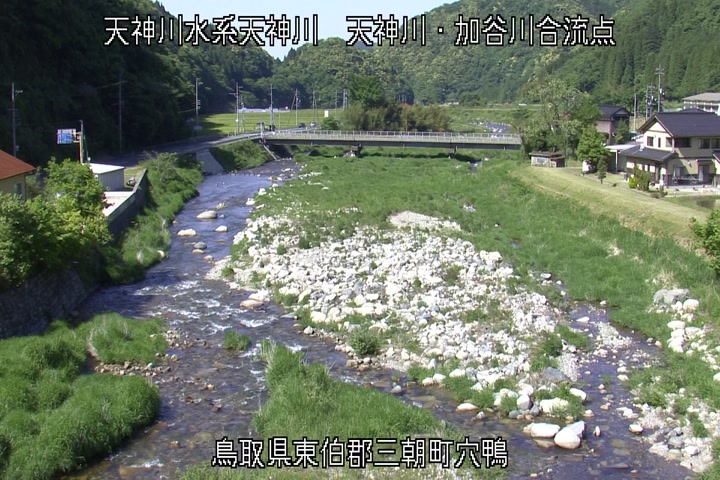 天神川・加谷川合流点